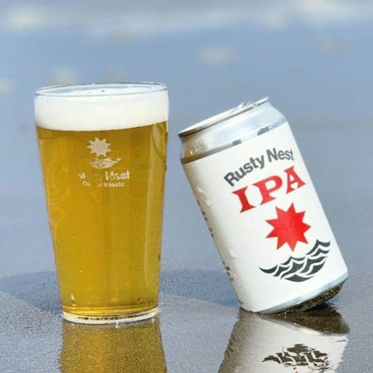 海風とトロピカル香る爽快IPA！Rusty Nest IPA 3缶セット＆オリジナルコースター