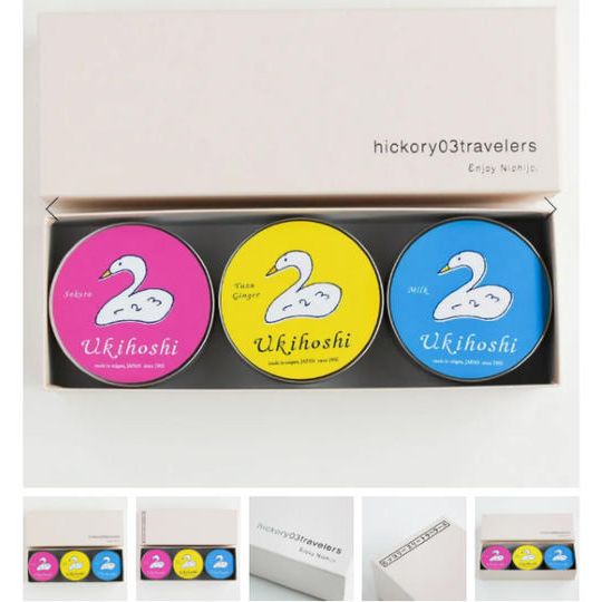 4.【新潟市】hickory03travelers“浮き星缶３個ギフトボックス-deux-”