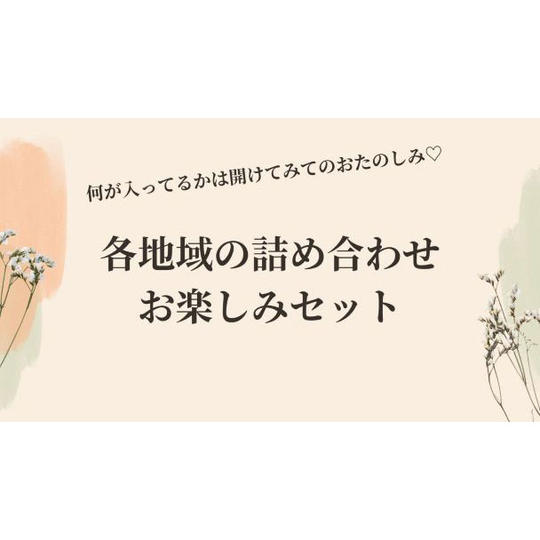 12. 何が入っているかはお楽しみ！各地域の詰め合わせお楽しみセット