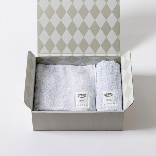 【ギフトボックス付き】ミニバスタオル&フェイスタオルセット