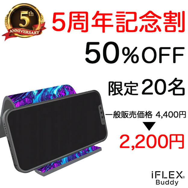 【5周年記念割50％OFF】iFLEX Buddy リバーシブル 1個