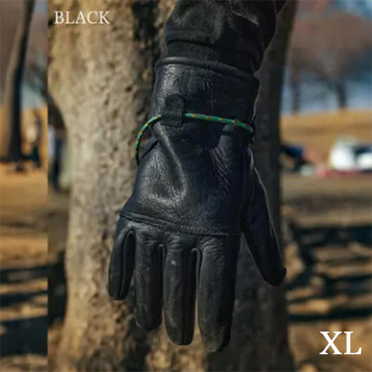 超早割30％ ハイスペックレザーグローブ 1個（BLACK：XL）