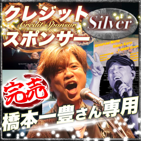 【橋本一豊さん専用】シルバークレジットスポンサー