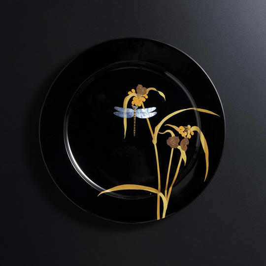 丸皿_蜻蛉（とんぼ）