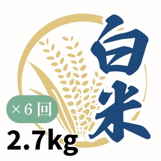 白米2.7kgを6回