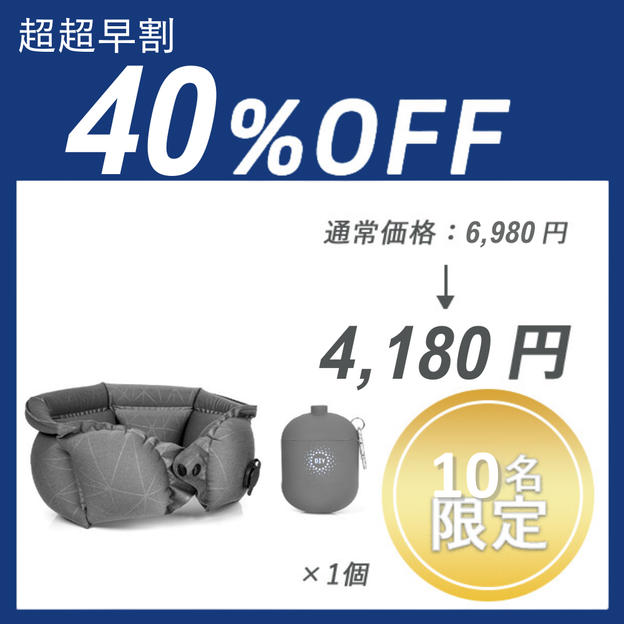 【超超早割】3in1ネックピロー ×１セット