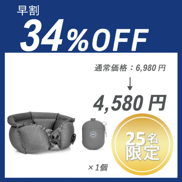 【早割】3in1ネックピロー ×１セット