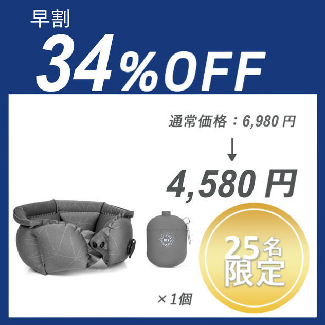 【早割】3in1ネックピロー ×１セット