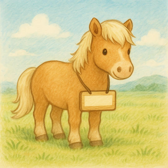 アニマル命名権（ポニー）