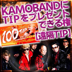 【遠隔TIP】KAMOBANDにTIPをプレゼントできる権🧡