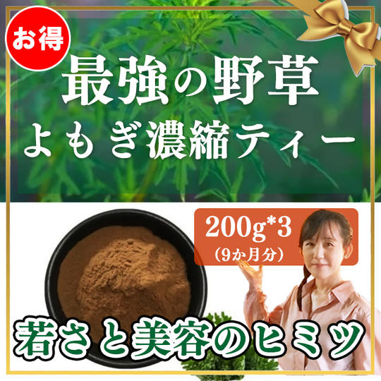 よもぎ濃縮ティー200g*3 ☆彡☆彡