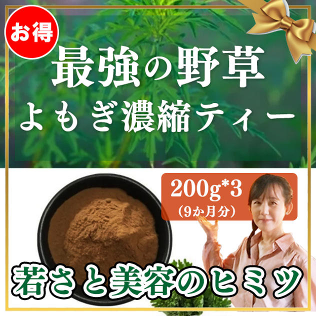 よもぎ濃縮ティー200g*3 ☆彡☆彡