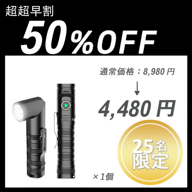 【超超早割】Flashlight ×１個