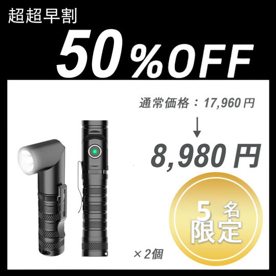 【超超早割】Flashlight ×２個