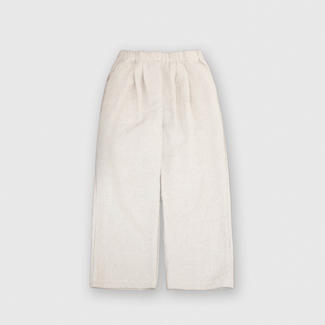 【MUYA】 リラックスセミワイドパンツ　　生成　size２