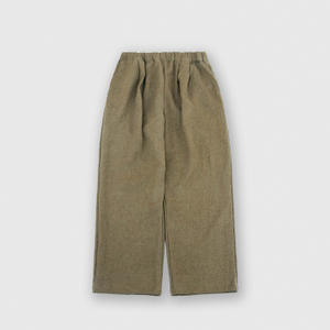 【MUYA】 リラックスセミワイドパンツ　　ブラウン　size4