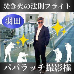 【焚き火の法則フライト】パパラッチ撮影権＠羽田