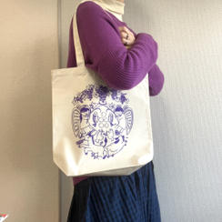 柏木牧子さんのイラスト入りトートバッグ