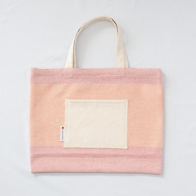 子ども用バッグ　赤ｘオレンジ