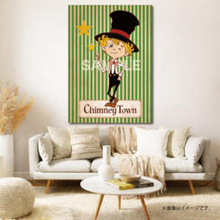 【限定1点】CHIMNEY TOWN アートパネル「緑」(西野亮廣サイン入り)