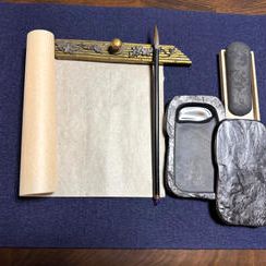 襖の裏貼りの名入れ　御朱印とお礼状