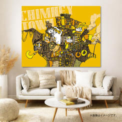 【限定1点】CHIMNEY TOWN アートパネル「船（黄）」(西野亮廣サイン入り)