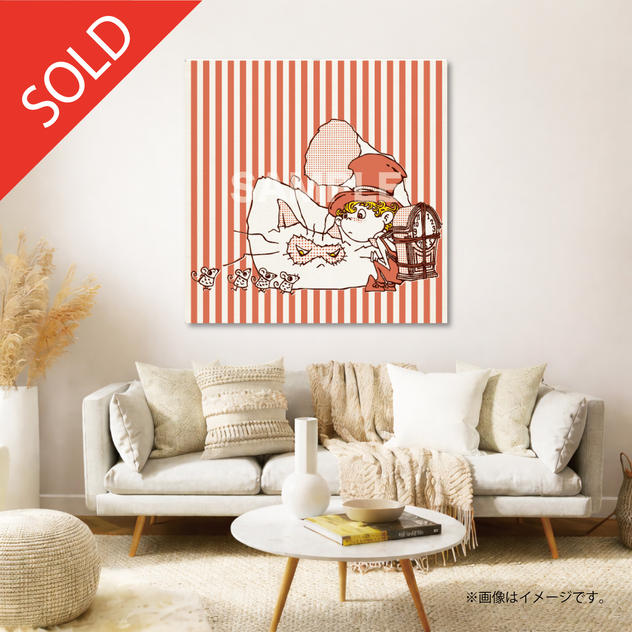 【限定1点】CHIMNEY TOWN アートパネル「Jan.」