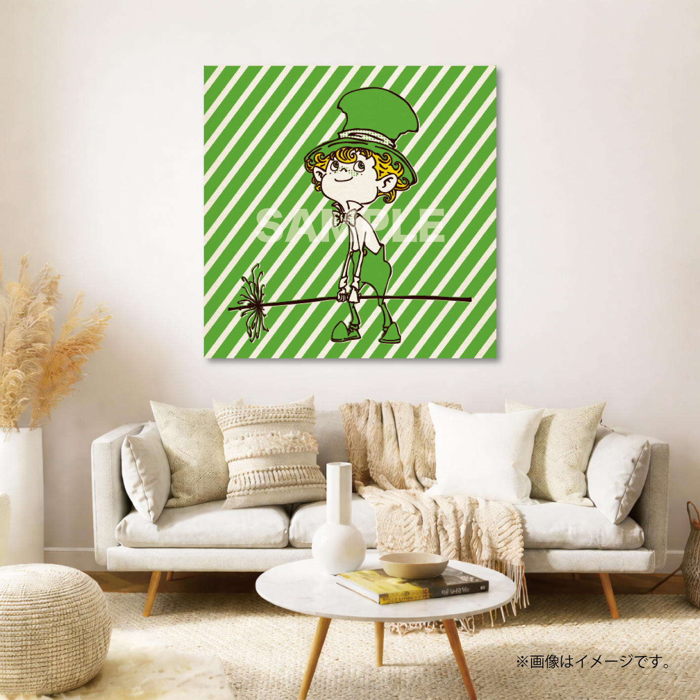 限定1点】CHIMNEY TOWN アートパネル「Apr.」 - (『ルビッチ展』を大