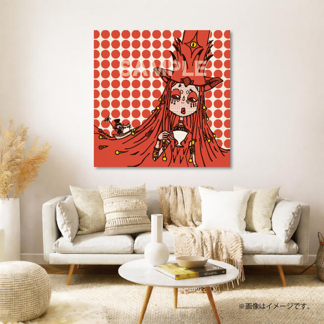 【限定1点】CHIMNEY TOWN アートパネル「Aug.」