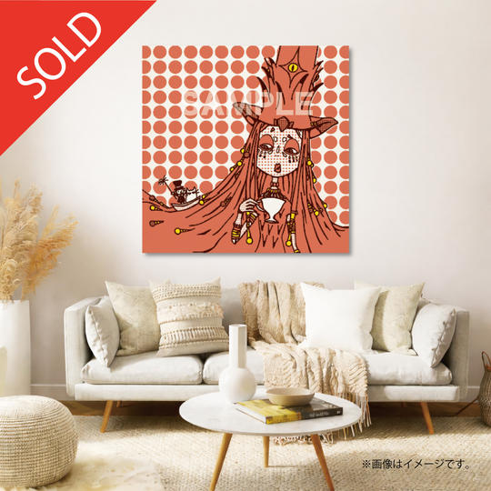 【限定1点】CHIMNEY TOWN アートパネル「Aug.」