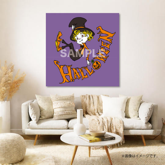 【限定10点】CHIMNEY TOWN アートパネル「踊るハロウィンナイト No.7」