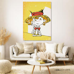 【限定1点】CHIMNEY TOWN アートパネル「考えるルビッチ（黄）」(西野亮廣サイン入り)