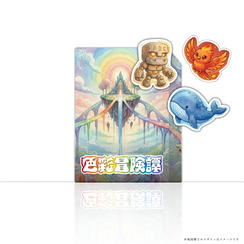 【通常プラン＿冒険譚】 　 カードゲーム1セット+デフォルメモンスターステッカーをランダムで３種類封入