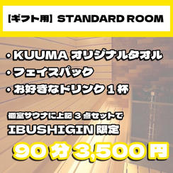 【ギフト用｜STANDARD ROOM】個室サウナ応援90分プラン