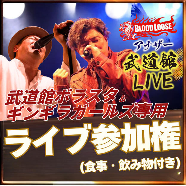 参加権（武道館ボラスタ＆ギンギラギンガールズ・食事つき）