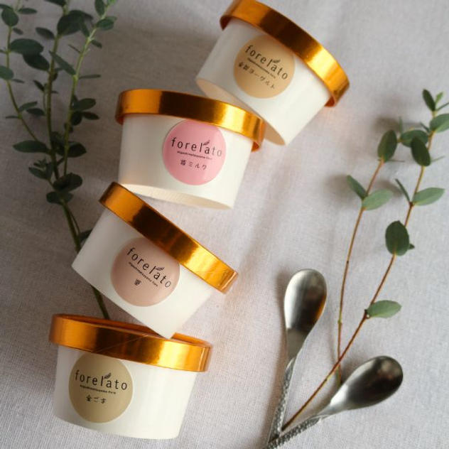 ☆①【はじめてのforelato】整うご褒美ジェラート4種お試しセット