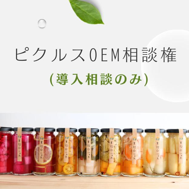 ⑫【事業相談】ピクルスOEM導入相談プラン