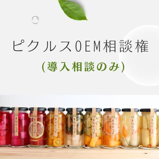 ⑫【事業相談】ピクルスOEM導入相談プラン