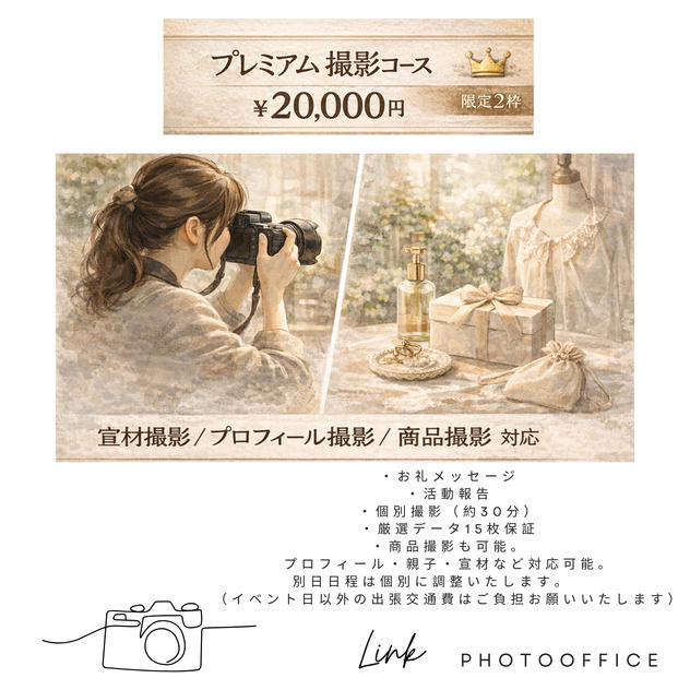 プレミアム撮影コース
