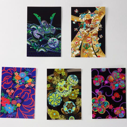 京都の美を日常に｜伝統意匠ポストカード5枚セット