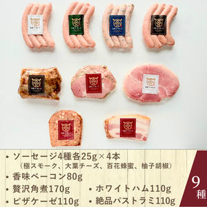 大宮ソーセージ　プレミアムセット【9種入り】