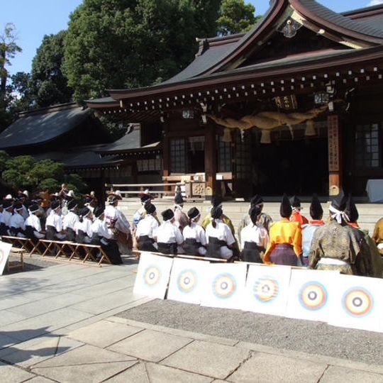 お礼メール、キーホルダー２種類、うちわ、ミニ五色的、流鏑馬諸役