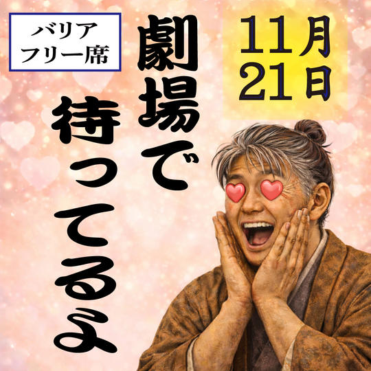 11月21日（土）バリアフリー指定席チケット（1枚）