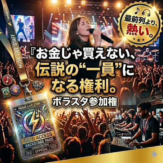 【ボラスタ】ライブ参加権