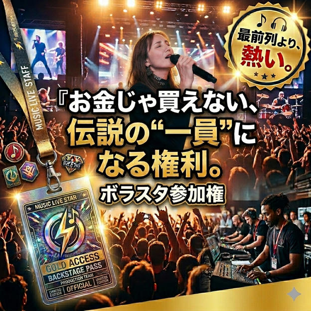 【ボラスタ】ライブ参加権