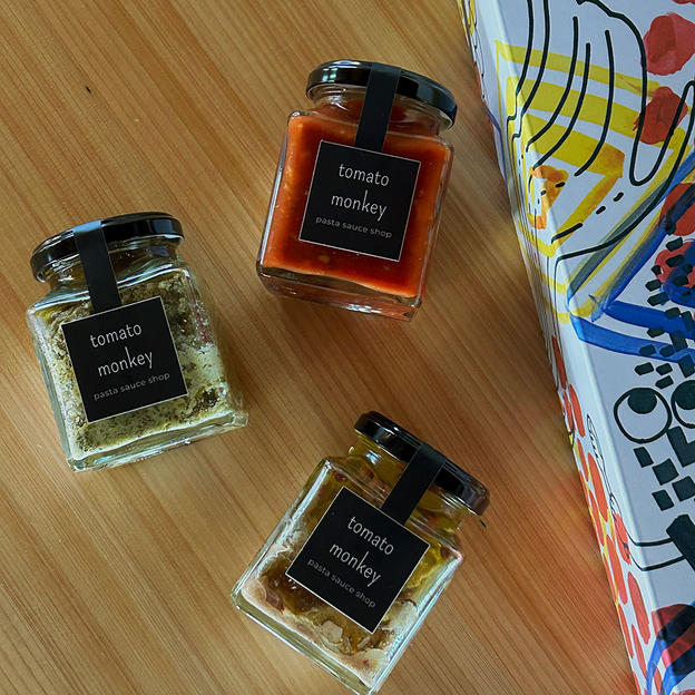 tomato monkey 人気No.1のパスタソース3点セット