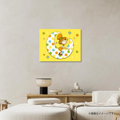 【限定20点】CHIMNEY TOWN アートパネル「ルビッチと月（黄）」