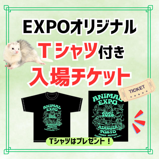 EXPOオリジナルTシャツ付き入場チケット