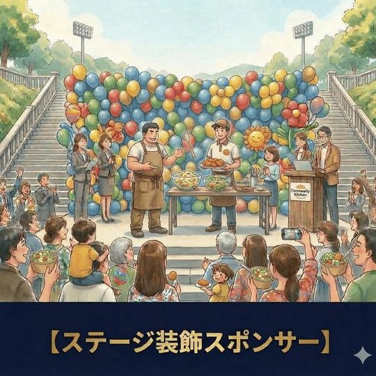 会場装飾スポンサー券