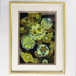 【限定5】KYOTO KENRAN 額装アート作品（鞠尽くし紋）